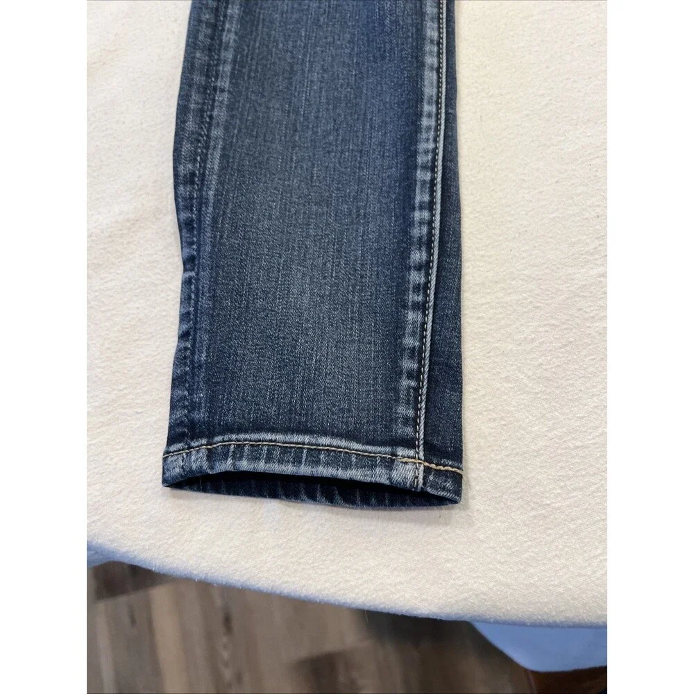 Women’s American eagle jeggings distressed destroyed medium wash size 8 regular - Picture 10 of 14